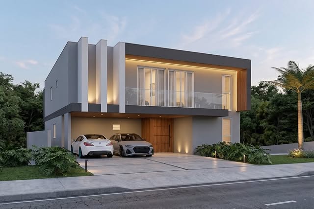 Casa de Alto padrão no Green Park – Projeto Moderno em Construção